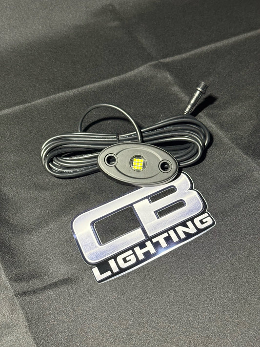 9 LED Pure White Rock Lights
