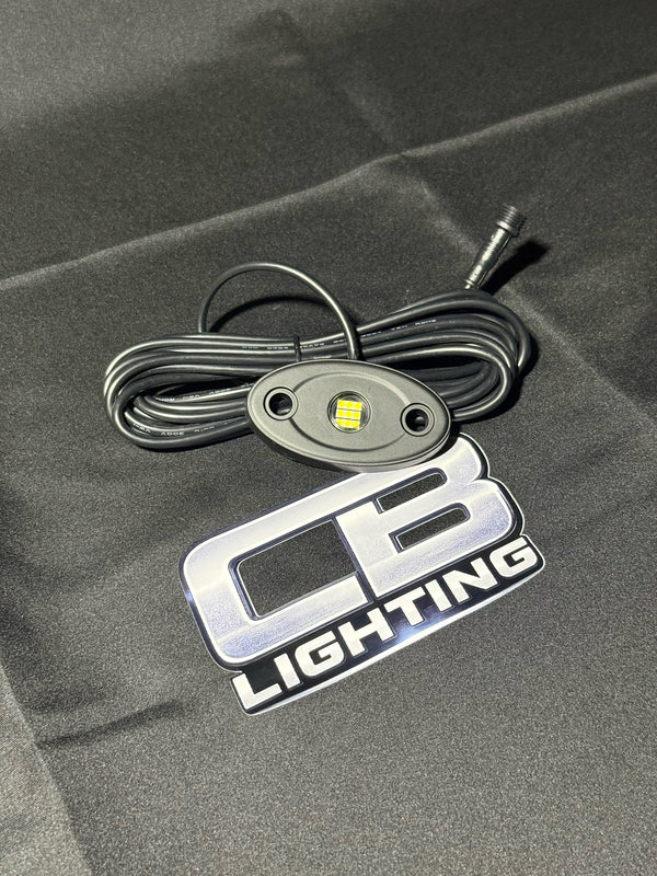 9 LED Pure White Rock Lights